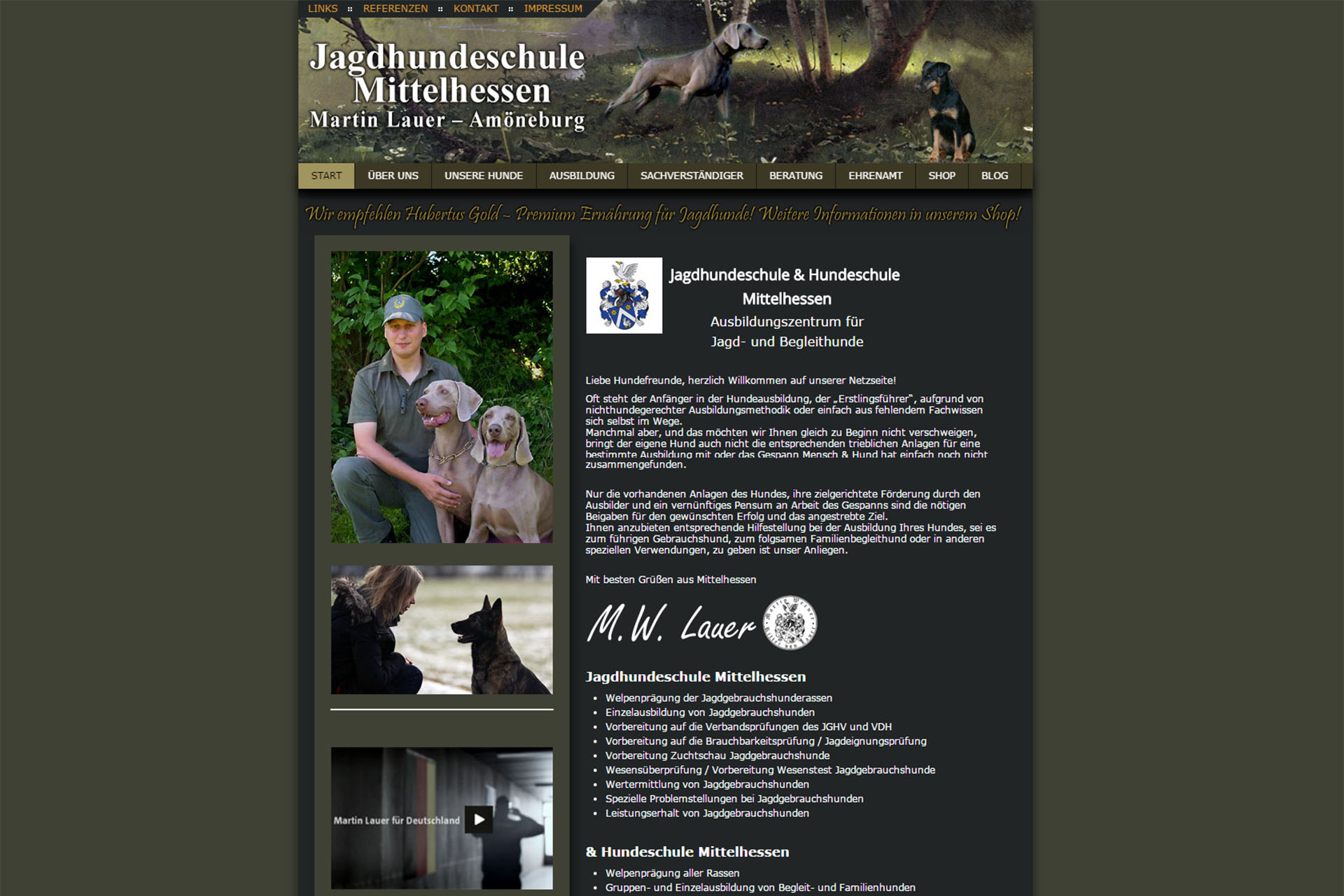 Jagdhundeschule & Hundeschule  Mittelhessen